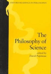 Cover of: The philosophy of science
