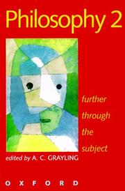 Cover of: Philosophy 2: Further through the Subject