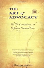 Cover of: The Art of Advocacy