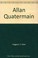 Cover of: Allan Quatermain.