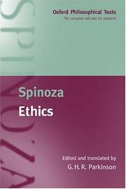 Cover of: Ethics by Baruch Spinoza