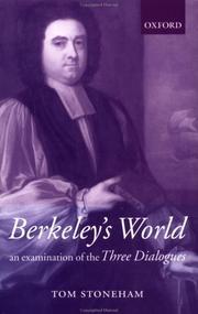 Cover of: Berkeley's World by Tom Stoneham, Tom Stoneham