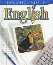 Cover of: Houghton Mifflin English Level 4 by Robert Rueda, Tina Saldivar, Lynne Shapiro