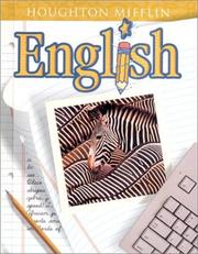 Cover of: Houghton Mifflin English Level 5 by Robert Rueda, Tina Saldivar, Lynne Shapiro