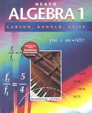 Cover of: Heath Algebra 1
