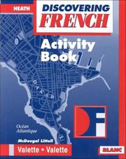 Cover of: Discovering French: Blanc : Activity Book