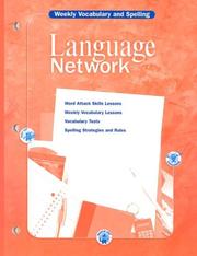 Cover of: Weekly Vocabulary and Spellling by 