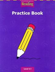 Cover of: Practice Book: Level 3.1 (Houghton Mifflin Reading a Legacy of Literature)