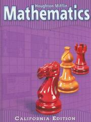 Cover of: Mathematics, California Edition by 