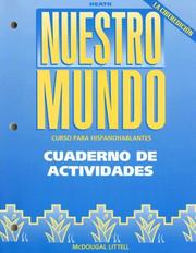 Cover of: Nuestro Mundo: Cuaderno De Actividades