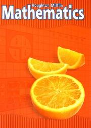 Cover of: Houghton Mifflin Mathematics: Level 2 (Houghton Mifflin Mathematics)