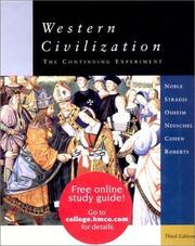 Cover of: Western civilization: the continuing experiment