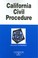 Cover of: California civil procedure in a nutshell