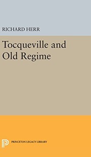 Cover of: Tocqueville and Old Regime