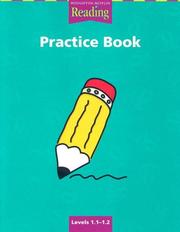 Cover of: Practice Book: Houghton Mifflin Reading : Levels 1.1-1.2 (Houghton Mifflin Reading a Legacy of Literature)