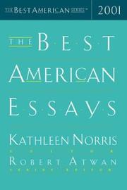 Cover of: The Best American Essays 2001 by 