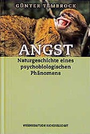Cover of: Angst by Günter Tembrock
