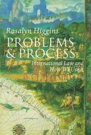 Problems and process by Rosalyn Higgins