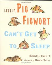 Cover of: Little Pig Figwort can't get to sleep