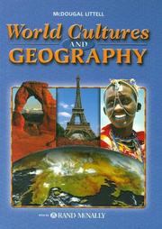Cover of: World Cultures and Geography by Sarah Witham Bednarz, Ines M. Miyares, Mark C. Schug