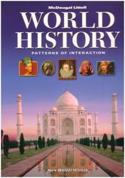 Cover of: World History by Roger B. Bech, Roger B. Bech