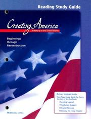 Cover of: Creating America Reading Guide