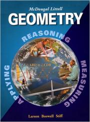 Cover of: Geometry by Lee Stiff, Ron Larson, Ron Larson