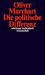 Cover of: Die politische Differenz by Oliver Marchart