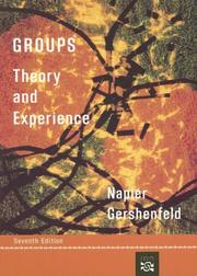 Cover of: Groups by Rodney W. Napier, Matti K. Gershenfeld