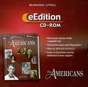 Cover of: The Americans, E-edition CD-ROM by Gerald A. Danzer, Gerald A. Danzer