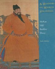 A history of world societies cover