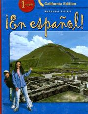Cover of: En Espanol 1: California Edition