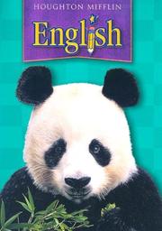 Cover of: Houghton Mifflin English by Robert Rueda, Tina Saldivar, Lynne Shapiro