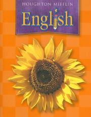 Cover of: Houghton Mifflin English by Robert Rueda, Tina Saldivar, Lynne Shapiro
