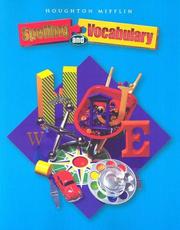 Cover of: Houghton Mifflin Spelling and Vocabulary | 