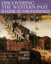 Cover of: Discovering the Western Past: A Look at the Evidence  by Merry E. Wiesner, Julius R. Ruff, William Bruce Wheeler