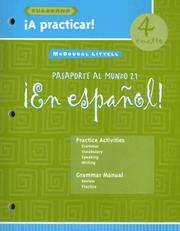 Front cover of En Espanol by Unknown
