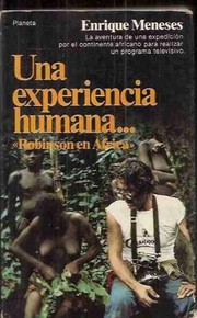 Cover of: Una experiencia humana--: "Robinson en Africa"
