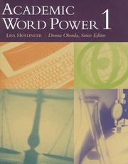 Academic word power 1 by Lisa Hollinger