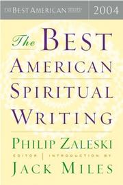 Cover of: The Best American Spiritual Writing 2004 (The Best American Series (TM))