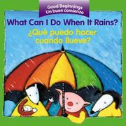 Cover of: What can I do when it rains? =: Que puedo hacer cuando llueve?