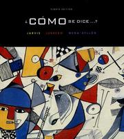 Cover of: Como Se Dice by Ana C. Jarvis, Ana C. Jarvis