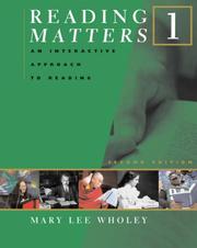 Cover of: Reading matters 1