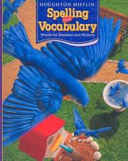 Cover of: Spelling and Vocabulary