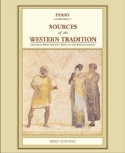 Cover of: Sources of the Western Tradition by Marvin Perry