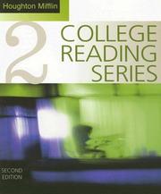 Cover of: Houghton Mifflin College Reading Series, Book 2 by Houghton Mifflin Company, Hmco