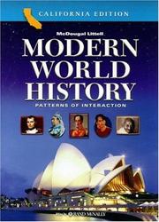 Cover of: Modern World History California Edition: Patterns of Interaction