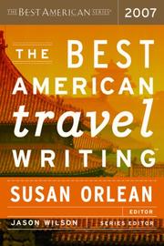 Cover of: The Best American Travel Writing 2007 (The Best American Series) by 