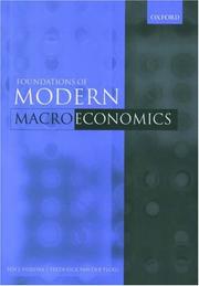 Cover of: The Foundations of Modern Macroeconomics | Ben J. Heijdra