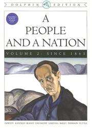 Cover of: A People and a Nation, Dolphin Edition by Mary Beth Norton